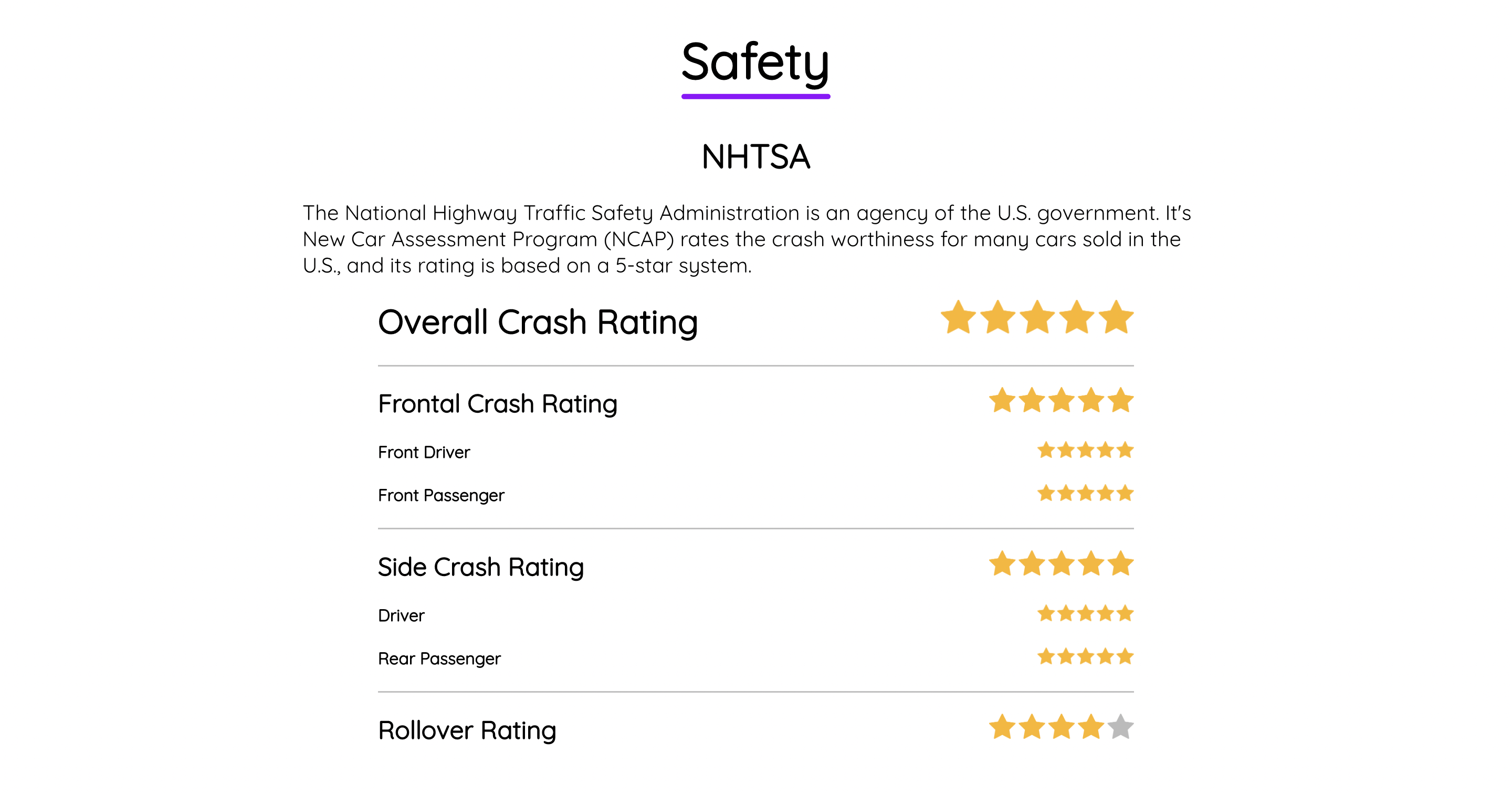 safety